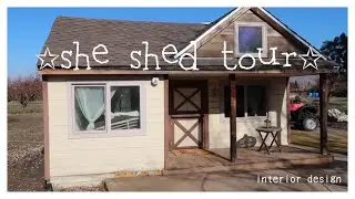 MY SHE SHED TOUR !!!!