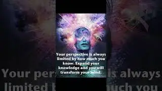 Your perspective is always limited by how much you know #expandyourknowledge #expandyourmind