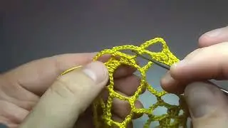 Оригинальная салфетка крючком Золотой бутон. Часть 5, заключительная. Ряды 16-20