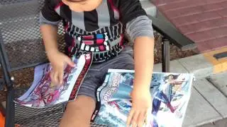 His first and second comic books