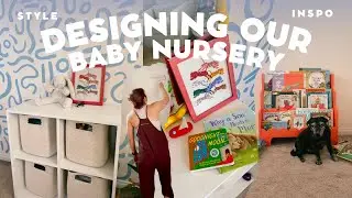 designing our colorful baby nursery: inspiration, painting walls, storage ideas + more
