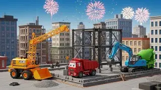 &ldquo;Mini Toys Construction Mega Project 🏗️ | Ultra Realistic 8K Mini City Build & Celebration 🚜🎉&rdquo;