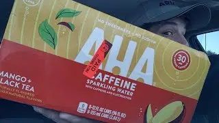 Mango + Black Tea by AHA | The Coca-Cola Company | Food / Drink Review