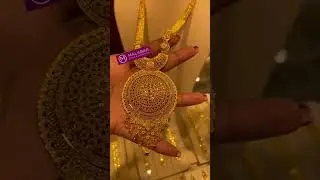 Malabar latest long gold necklaces #gold #goldjewellery #malabar #necklace #goldnecklace