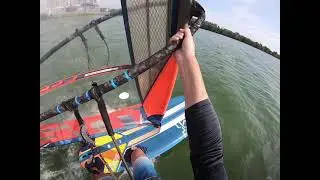 Starboard Isonic 83, Severne Overdrive M2 9.4. Windsurfing D&rsquo;Island Puchong Lake, Selangor, Malaysia