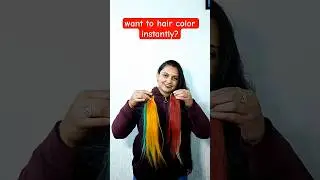 Clip In Hair Extensions &bull;STREAKS&bull; || Change your hair game with Color Streaks #shorts #pinkhaircolor