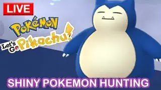 Live! Pokemon Let's Go Shiny Hunting Snorlax vs Ditto
