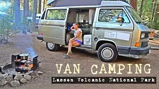 VAN CAMPING in a WESTFALIA 2020 | Lassen Volcanic National Park