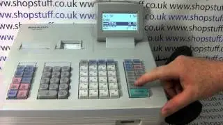 Кассовый аппарат Sharp XE-A307 со сканером штрихкода / Sharp Scanning Till