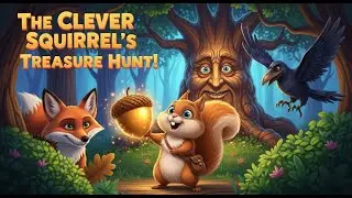 🌰 The Clever Squirrel's Acorn Treasure Hunt 🐿️✨ | Kids Fantasy Adventure Story