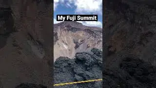Mt Fuji Summit ⛰️ Visually Impaired Man Solo climb 🧑&zwj;🦯🥾 #fuji #Japan #travel #hiking #cheaptravel