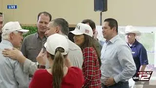 WATCH LIVE: President Trump gives remarks in Kerr County after surveying flood damage : Jul 11, ...