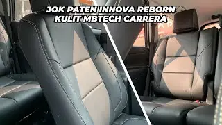 Jok Paten Innova Reborn Simple dan Elegant Pakai Bahan Kulit Mbtech Carrera