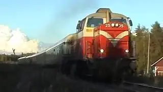 Junia / Trains in Kemijärvi, Finland in 2002 and 2006