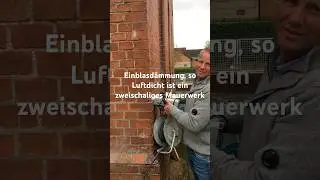 Einblasd&auml;mmung Nebeltest an der Fassade von 1aEinblasd&auml;mmung