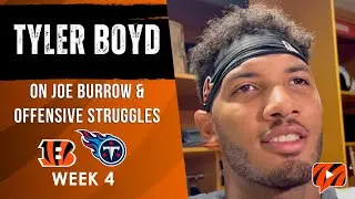 Tyler Boyd on Bengals' Offense, Joe Burrow's Leadership & Confidence Ahead of Matchup With Titans