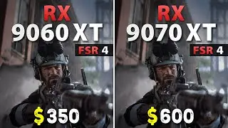 RX 9060 XT vs RX 9070 XT -  FSR 4 | Test in 11 Games, 1440p