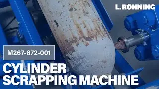 Gas Cylinder Scrapping Machine - For Destroying Gas Cylinders