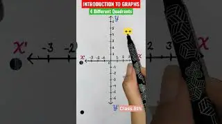 Quadrants|Introduction to Graphs|Class 8th|Maths #maths #mathsshorts  #shorts