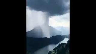 Cloud Burst at Chungthang Sikkim #short #shorts #shortsfeed