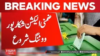 Polling Starts in Shikarpur By-Election | Hum News | Pakistan