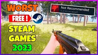 10 WORST Free Games released in 2023!😱 (Steam)