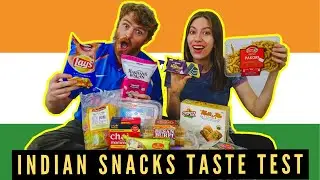 Тест на вкус индийских закусок | Попробуйте 10 различных индийских продуктов питания в Канаде!