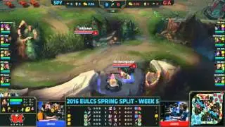 Splyce vs Giants W5D2 EU LCS Spring Split S6 ~ SPY vs GIA Week 5 Day 2 Eu LCS 2016