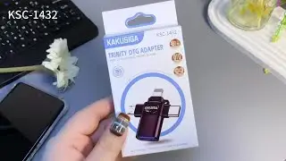 KSC-1432 QINGKE 3 in 1 OTG adapter #factory #kaku #phoneaccessories #adapter #converter #smartphone