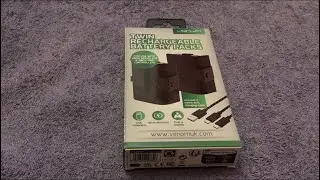 Venom: Twin Rechargeable Battery Packs (Black) (850mAh) (Xbox Series X/S & Xbox One) Unboxing