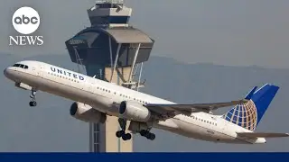 United 757 plane loses landing gear tire at LAX