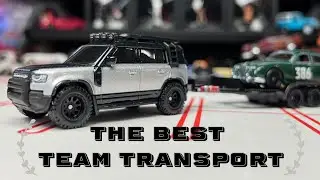 2023 Land Rover ￼Defender & Jaguar MK1 - Hotwheels Team Transport