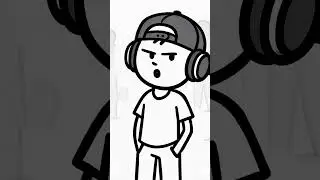 Headphone Logic Explained by Stickman 😂 #animation #stickman #funny #jokes #funnyvideo #comedy