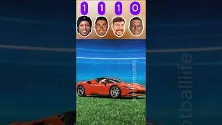 Players Car Collection (Ronaldinho 🆚 Cristiano Ronaldo 🆚 Mrbeast 🆚 Kylian Mbappe) #football #shorts