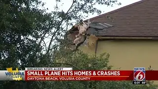 Daytona Beach Plane Crash Hits House