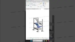 3D BIM-модель лестницы в Revit