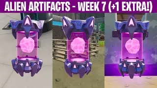 Fortnite All Alien Artifacts Locations (Week 7) + 1 EXTRA Missing Artifact from Week 3!