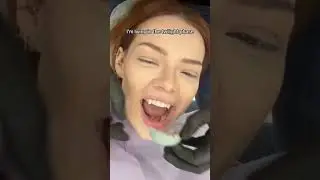 Получаю клыки на Хэллоуин🧛🏻&zwj;♀️