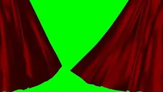 Curtain up Green screen effect