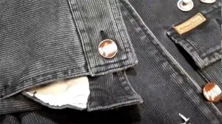 Metal Jeans Tack Rivet Brown Button, how to replace