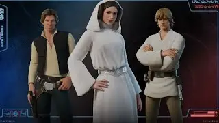 Fortnite galactic battle (Challenge) talk to every star wars NCP featuring  Reaper  and mk33 (Part 1