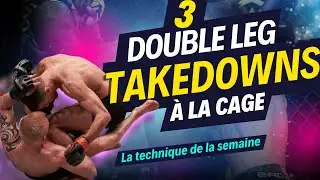 MMA: 3 takedowns double leg à la cage!!