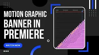 Motion Graphic Banner in Premiere Pro & Photoshop CC  #premierepro #photoshop #animation  #part1