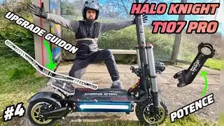 upgrade HALO KNIGHT T107 PRO  [4K 60fps] TROTTINETTE ELECTRIQUE #pourtoi #foryou #rider #fyp