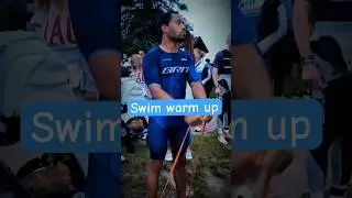 Always warm up before you swim #ironmansmitty #ironmanlakeplacid