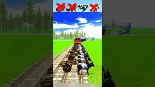 BULL GADI V/S TRAIN STOPPING CHALLENGE ☠️ #indianbikesdriving3dcheatcodes #shorts #gta