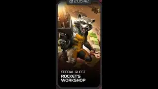 Marvel: Contest of Champions - Rocket's Workshop Special Quest [Story]