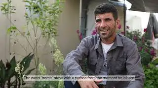 Omar, a displaced from Idlib, Syria