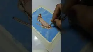 How to Draw High Heels 👠/Golden sandals #shorts #youtubeshorts #ytshorts #art