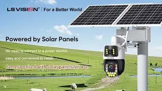 LS VISION- LS-WL660 Solar Construction Camera Upgraded to 50&times; Zoom！